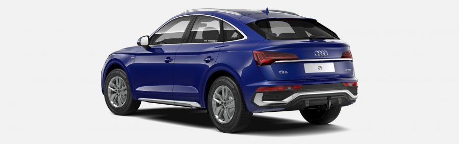 Audi Q5 Sportsback, Q5 SB S line 45 TFSI 195kW quattro, barva modrá