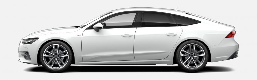 Audi A7, A7 40 TDI quattro, barva bílá