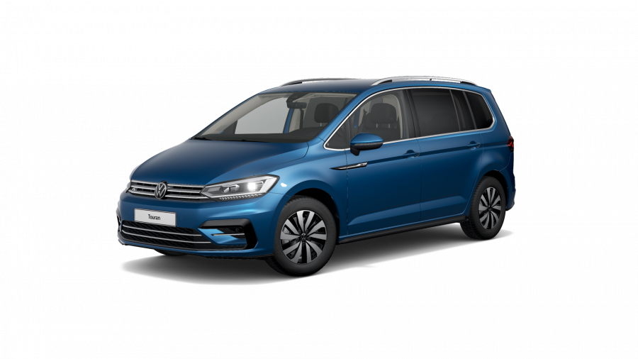 Volkswagen Touran, Touran HL 2,0 TDI 7DSG EVO, barva modrá