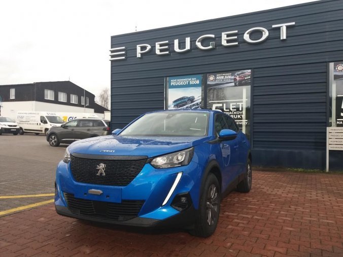 Peugeot 2008, ACTIVE 1.2 PureTech 100k, barva modrá