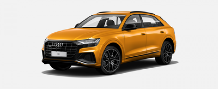 Audi Q8, 50 TDI 210 kW quattro, barva oranžová