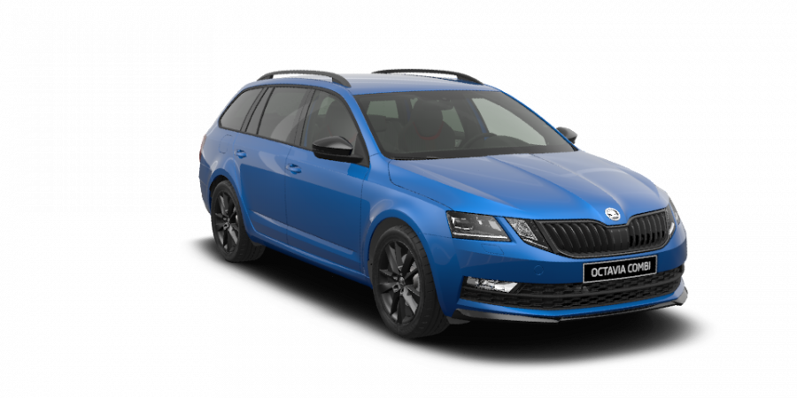 Škoda Octavia, 2,0 TSI 140 kW 7-stup. automat. 4x4, barva modrá