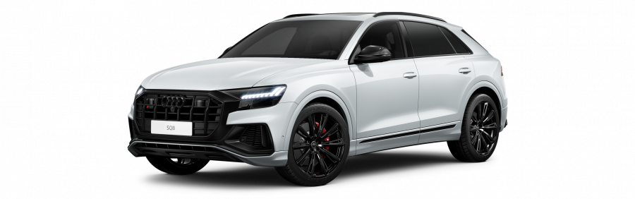 Audi Q8, SQ8 TFSI 373 kW quattro, barva bílá