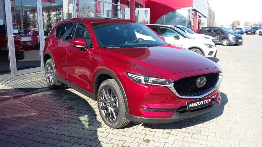 Mazda CX-5, 2,5 Skyactiv-G194 AWD A/T, barva červená