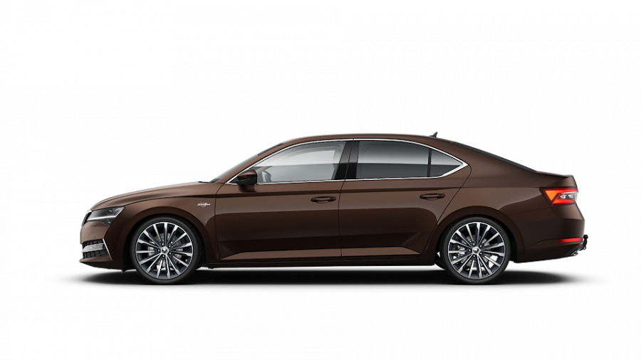 Škoda Superb, 2,0 TDI 147 kW 7-stup. automat. 4x4, barva hnědá