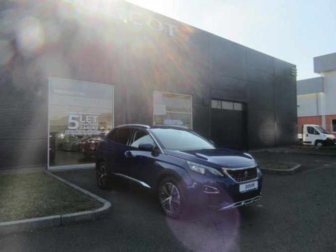 Peugeot 3008, ALLURE 1.5 BHDi 130k MAN6, barva modrá