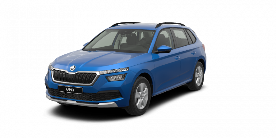 Škoda Kamiq, 1,0 TSI 70 KW 5-stup. mech., barva modrá