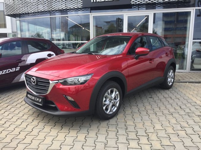 Mazda CX-3, 2,0 Skyactiv-G121, barva červená