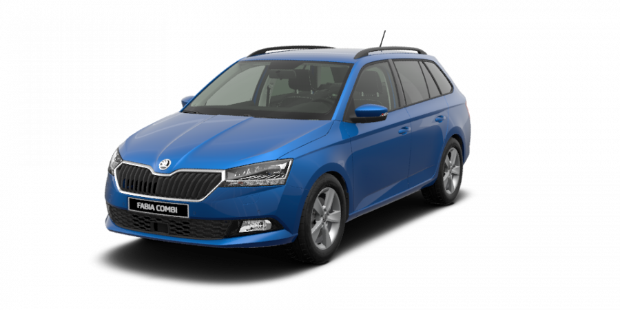 Škoda Fabia, 1,0 TSI 81 kW 6-stup. mech., barva modrá