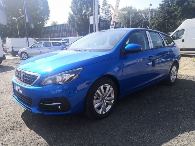 Peugeot 308, SW Active Pack 1,5 BlueHDi 100, barva modrá