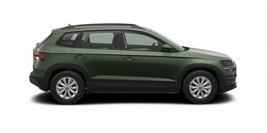 Škoda Karoq, 1,5 TSI 110 kW 6-stup. mech., barva zelená