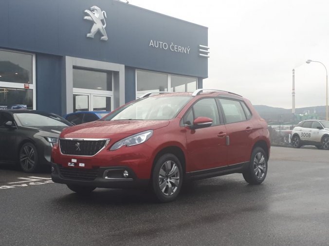 Peugeot 2008, ACTIVE 1.2 PureTech 110k MAN6, barva červená