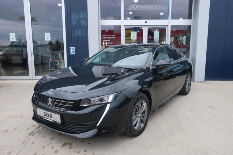 Peugeot 508, Allure BlueHDI 130k EAT8, barva černá