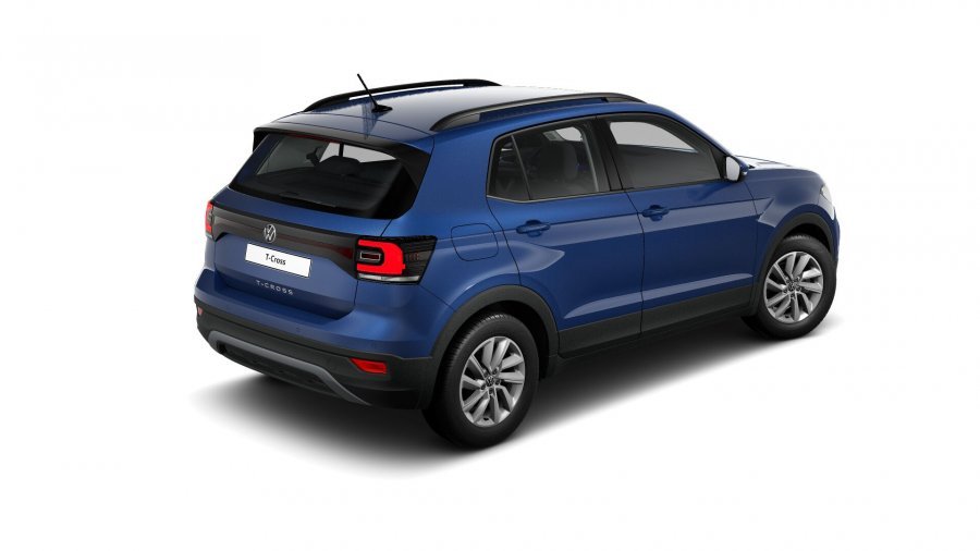 Volkswagen T-Cross, T-Cross Life 1,0 TSI 70 kW 5G, barva modrá