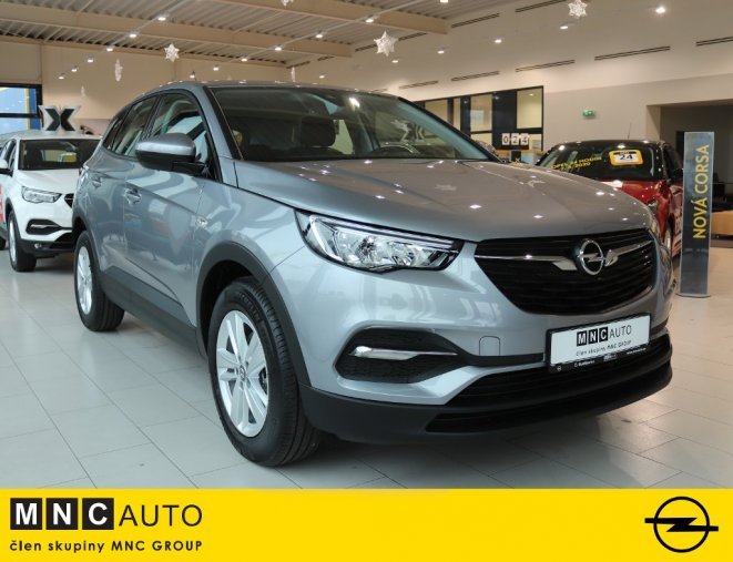 Opel Grandland X, SMILE 1.2 Turbo 96kW AT8, barva šedá