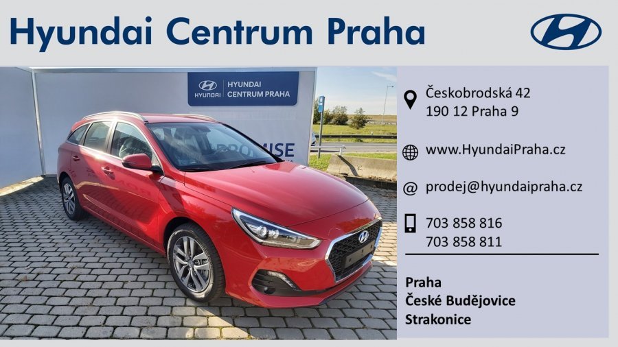 Hyundai i30, 1,6 CRDi 85 kW (diesel) 6 st. man, barva červená