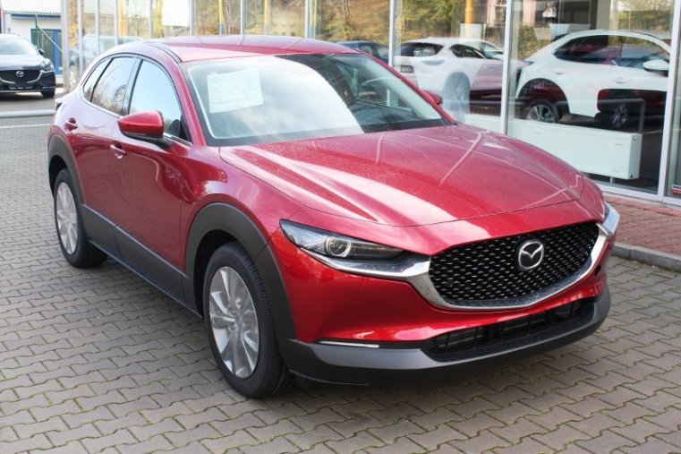 Mazda CX-30, SKYACTIV-X, barva červená