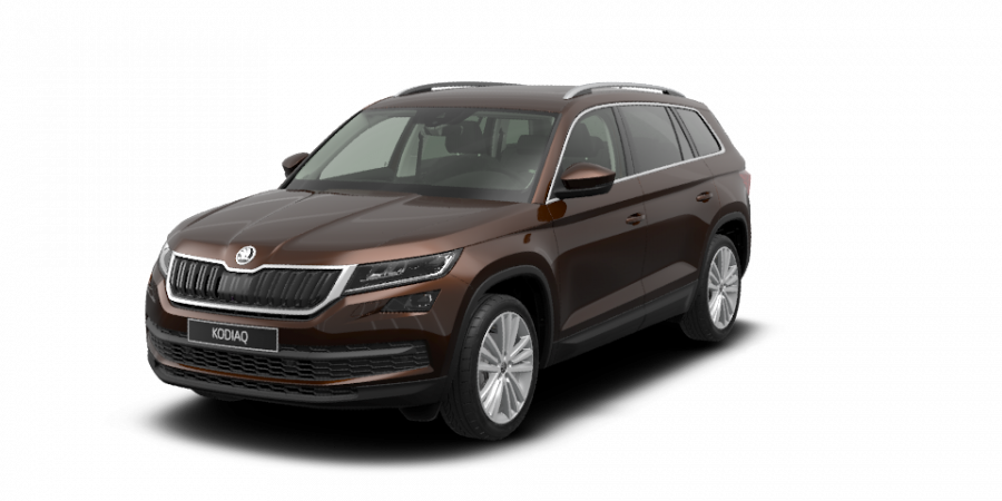 Škoda Kodiaq, 2,0 TSI 140 kW 7-stup. automat. 4x4, barva hnědá