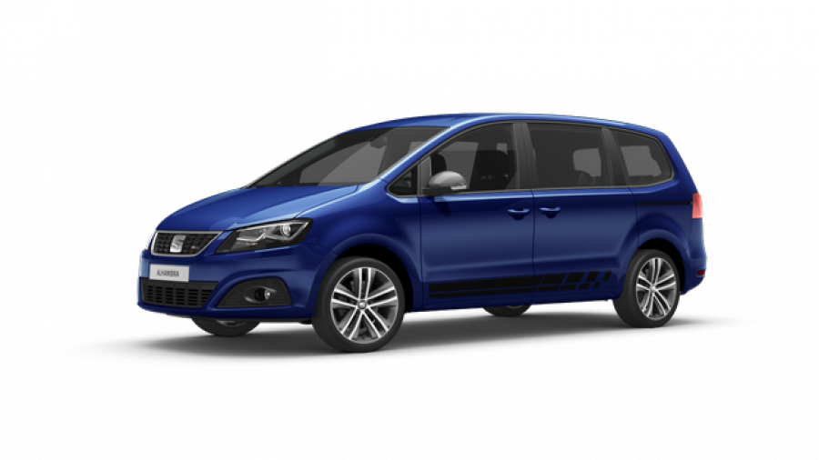 Seat Alhambra, Xcellence 2.0 TDI 177k DSG, barva modrá