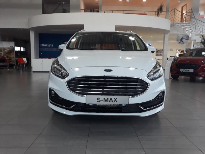 Ford S-MAX, Titanium, 5dveřová, 2.0 EcoBlue 110 kW/150 k, 6st. manuální, barva bílá