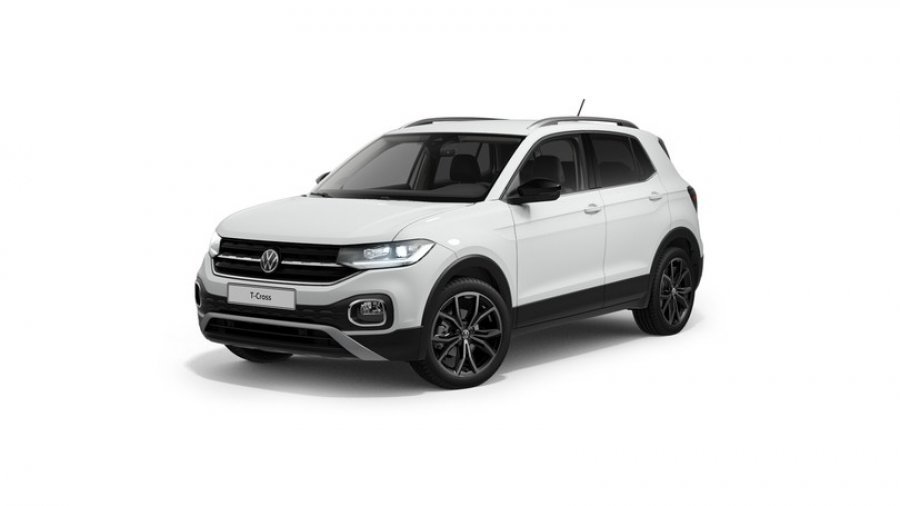 Volkswagen T-Cross, Style 1,0 TSI 85 kW 6G, barva bílá