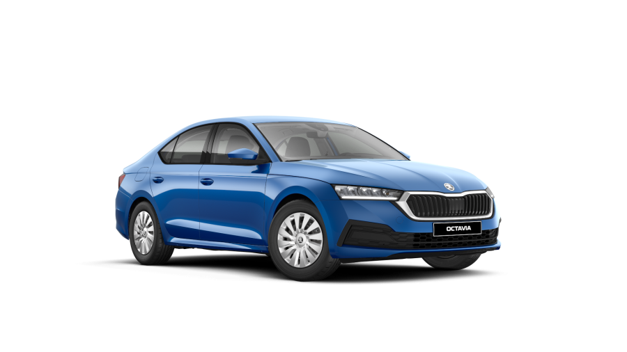 Škoda Octavia, 1,0 TSI 81 kW 6-stup. mech., barva modrá