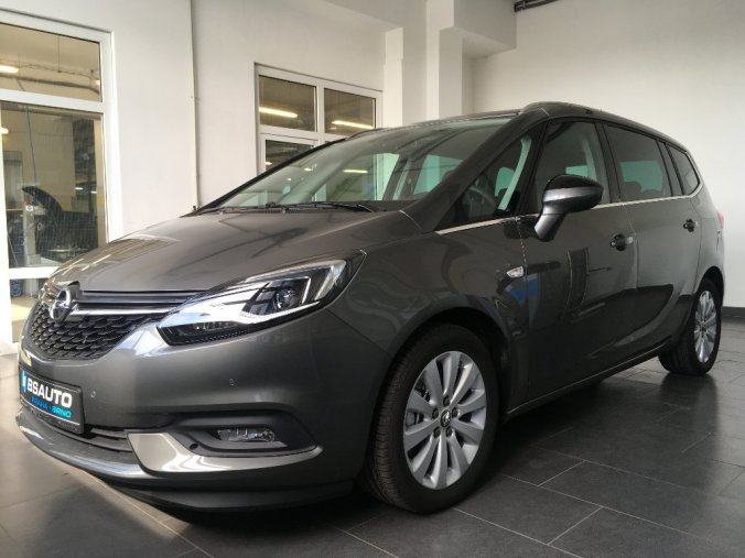 Opel Zafira, "PLUS" 1,6 TURBO, barva šedá