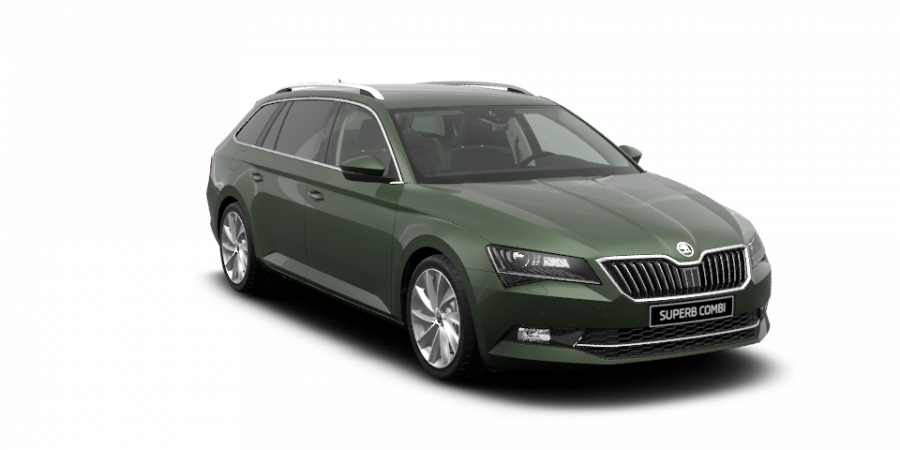 Škoda Superb, 2,0 TDI 140 kW 7-stup. automat., barva zelená