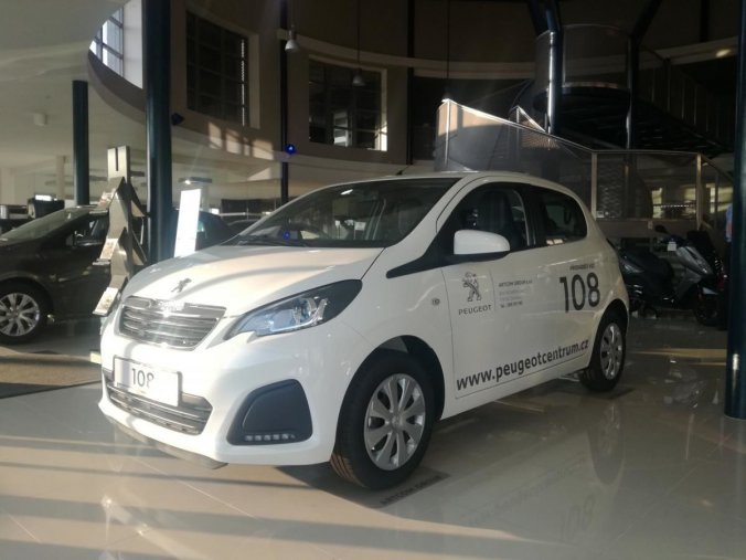 Peugeot 108, 1.0 VTi Active 72k, barva bílá