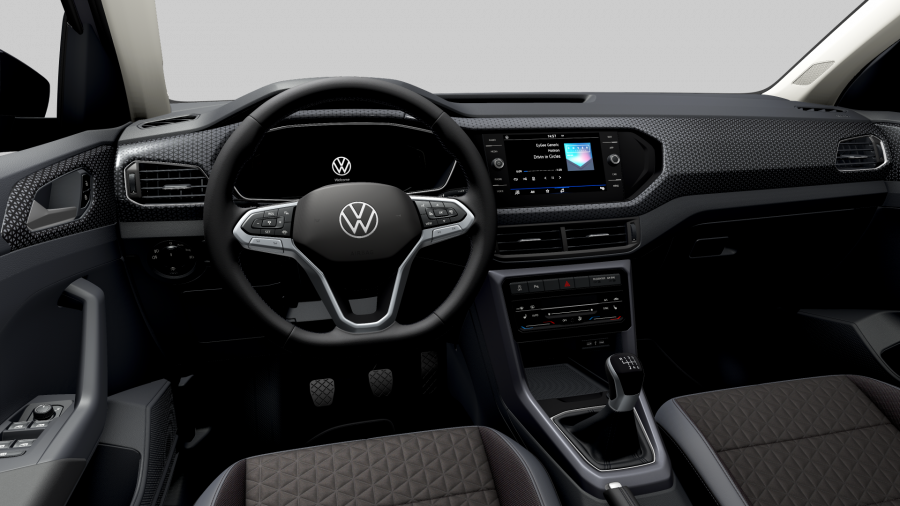 Volkswagen T-Cross, T-Cross Style 1,0 TSI 81 kW 6G, barva šedá