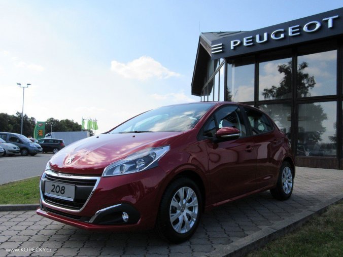 Peugeot 208, 5P ACTIVE 1.2 PureTech 82k M5, barva červená