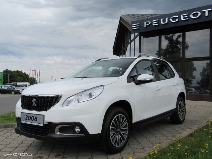 Peugeot 2008, ACTIVE 1.2 PureTech 82k MAN5 E, barva bílá