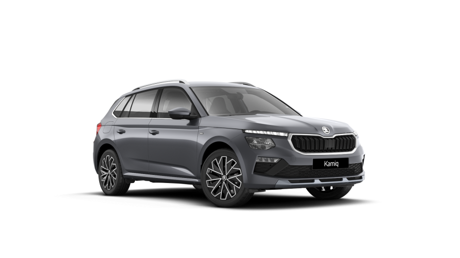 Škoda Kamiq, 1,5 TSI 110 kW 6-stup. mech., barva šedá