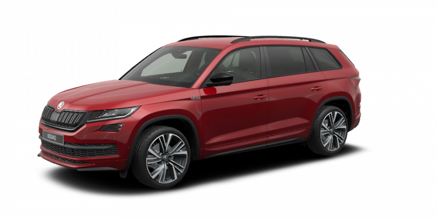 Škoda Kodiaq, 2,0 TDI 147 kW 7-stup. automat. 4x4, barva červená