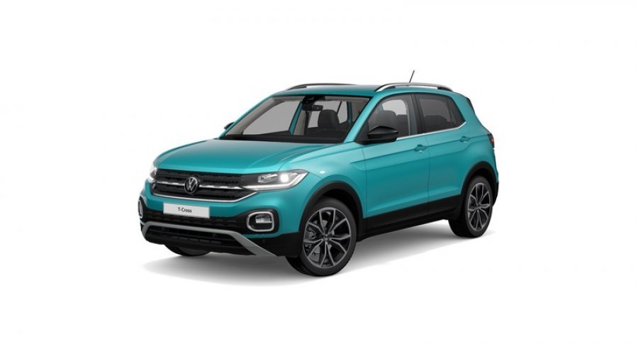 Volkswagen T-Cross, Style 1,0 TSI 85 kW 7DSG, barva tyrkysová