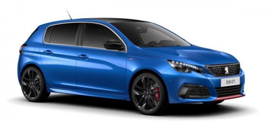 Peugeot 308, GTi 1.6 PureTech 260k MAN6, barva modrá