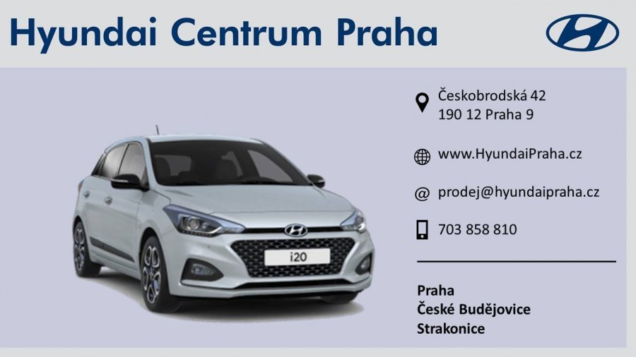 Hyundai i20, 1,25i 55 kW (95 NAT) 5 st. man, barva bílá