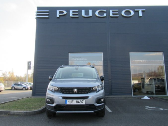 Peugeot Rifter, LONG GT 1.5 BlueHDi 130k MAN6, barva stříbrná