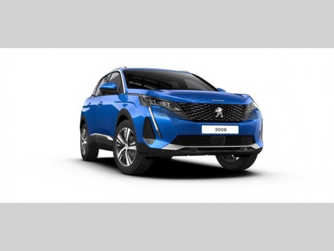 Peugeot 3008, Allure 1.2 PT 130k EAT8, barva modrá