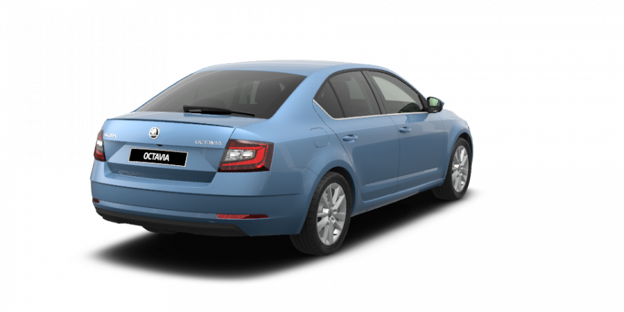 Škoda Octavia, 1,5 TSI 110 kW 6-stup. mech., barva modrá