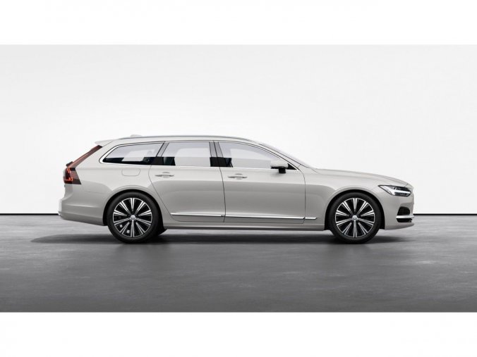 Volvo V90, kombi, Inscription T6 AWD Plug-in Hybrid, barva stříbrná