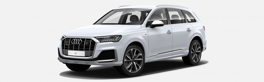 Audi Q7, Q7 S line 50 TDI quattro, barva bílá