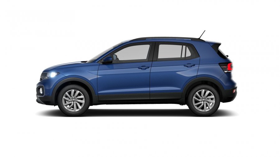 Volkswagen T-Cross, T-Cross Life 1,0 TSI 81 kW 7DSG, barva modrá