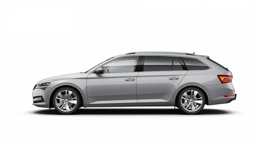 Škoda Superb, 2,0 TDI 147 kW 7-stup. automat. 4x4, barva stříbrná