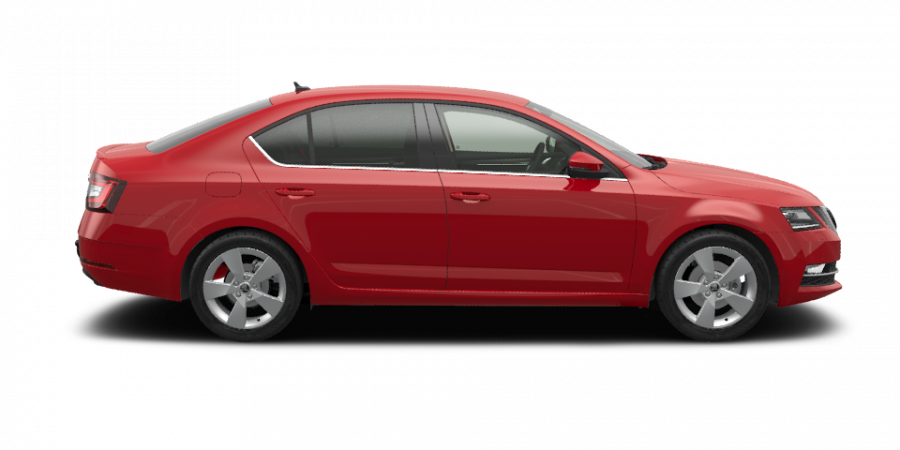 Škoda Octavia, 1,5 TSI 110 kW 6-stup. mech., barva červená