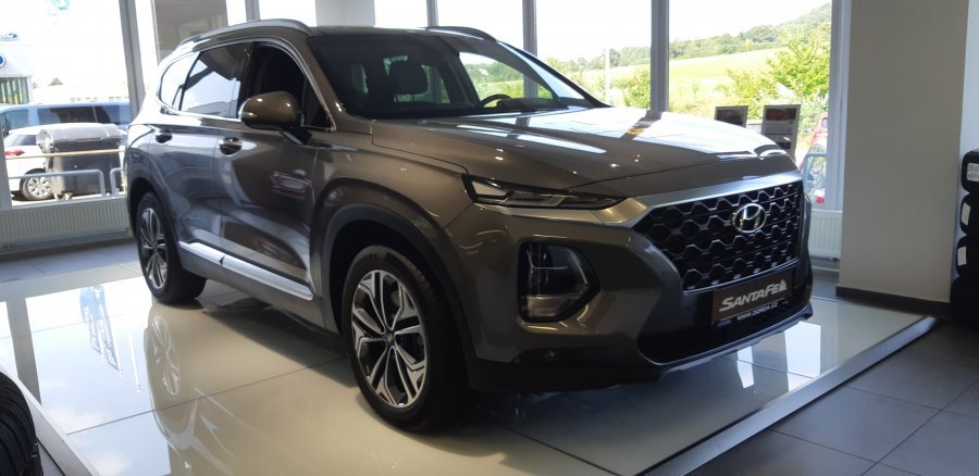 Hyundai Santa Fe, 2,2 CRDi e-VGT 147 kW (diesel) 8 st. aut 4×4, barva šedá