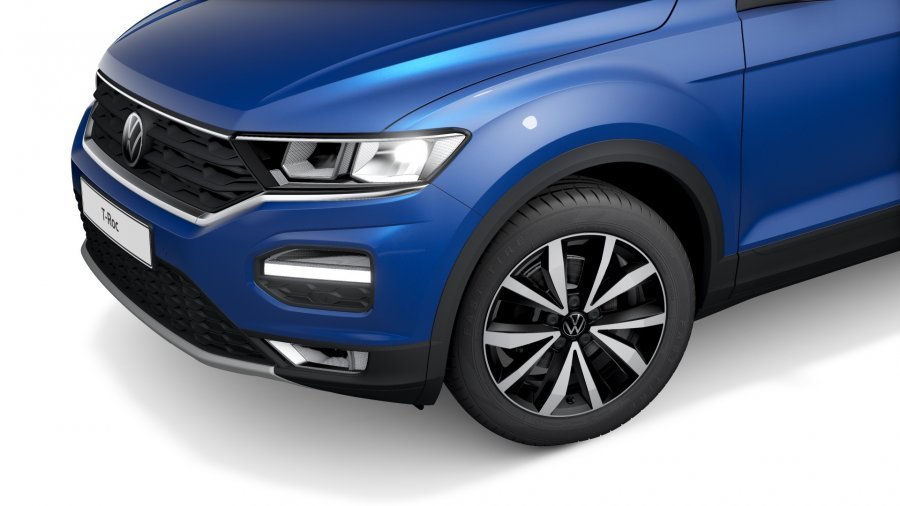 Volkswagen T-Roc, T-Roc Design 1,5 TSI ACT 6G, barva modrá