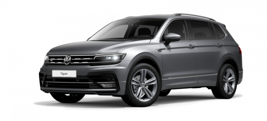 Volkswagen Tiguan Allspace, CL R-Line 2,0 TDI 7DSG 4M, barva stříbrná