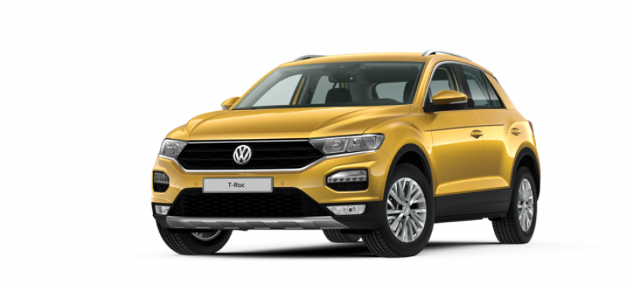 Volkswagen T-Roc, Design 1,5 TSI EVO ACT OPF 6G, barva žlutá