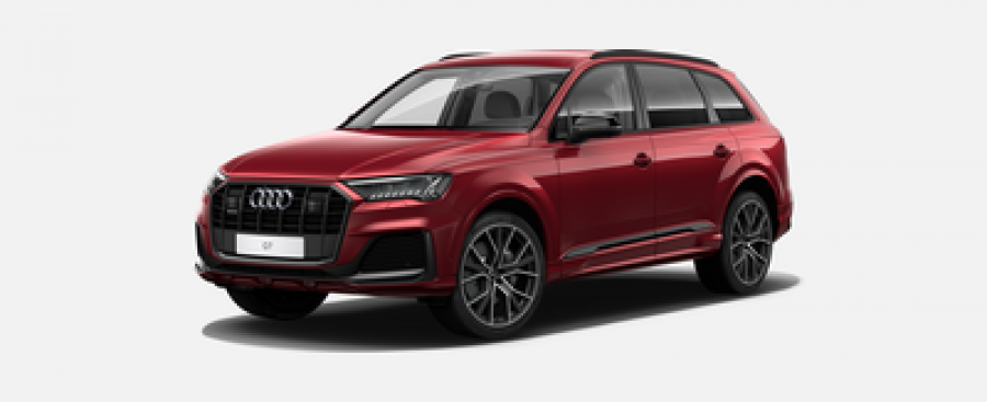 Audi Q7, Nové  S line 50 TDI 210 kW quattro, barva červená